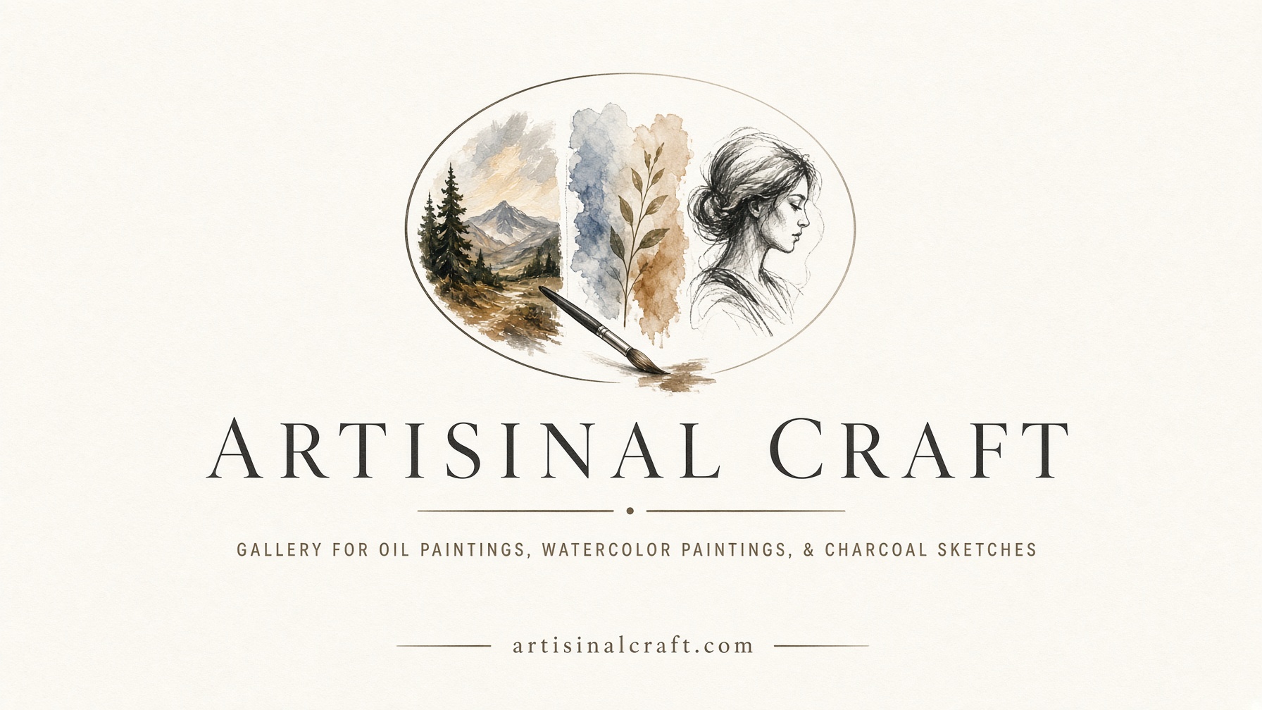 Artisinal Craft — gallery for oil paintings, watercolor paintings, and charcoal sketches